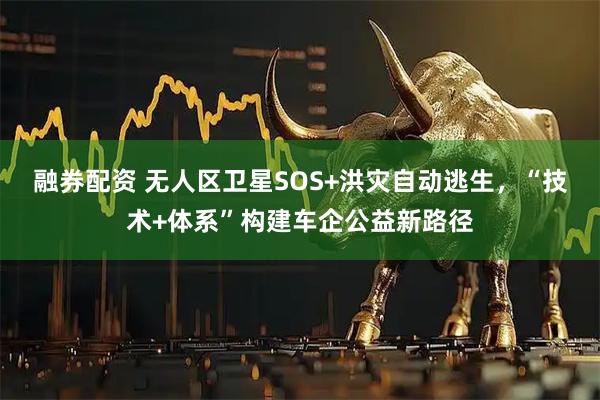 融券配资 无人区卫星SOS+洪灾自动逃生，“技术+体系”构建车企公益新路径